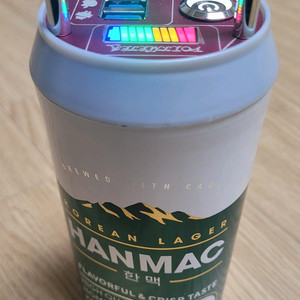캠핑 갬성 맥주캔 파워뱅크 맥뱅(12.6V 12.6A) 이미지