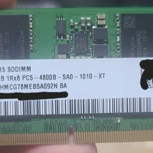 SK하이닉스 DDR5-4800 노트북 램 16GB 2개 총 32GB 이미지