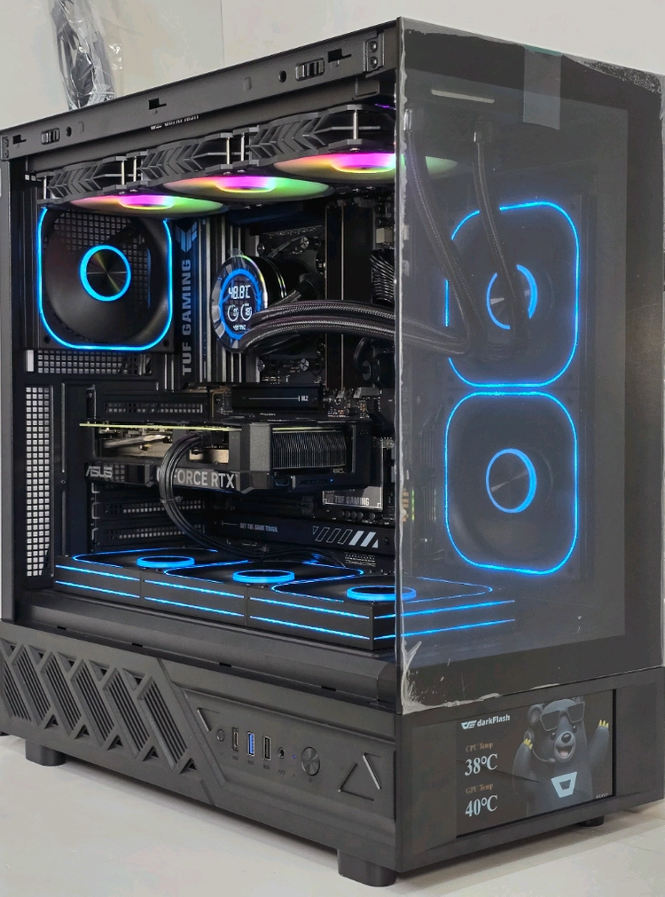 (9850X3D RTX5080 새제품) 32GB, B850, 수랭쿨러,1250W GOLD, 방송게이밍컴퓨터본체 이미지
