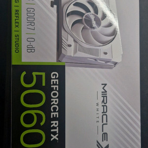 emtek 지포스 rtx 5060ti miracle x2 white 8gb 그래픽카드 이미지