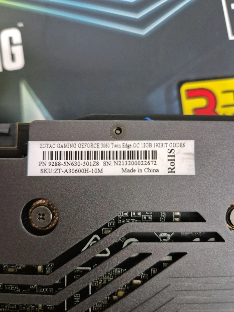 nvidia RTX 3060 12GB / zotac - 안심되는 중고거래 2
