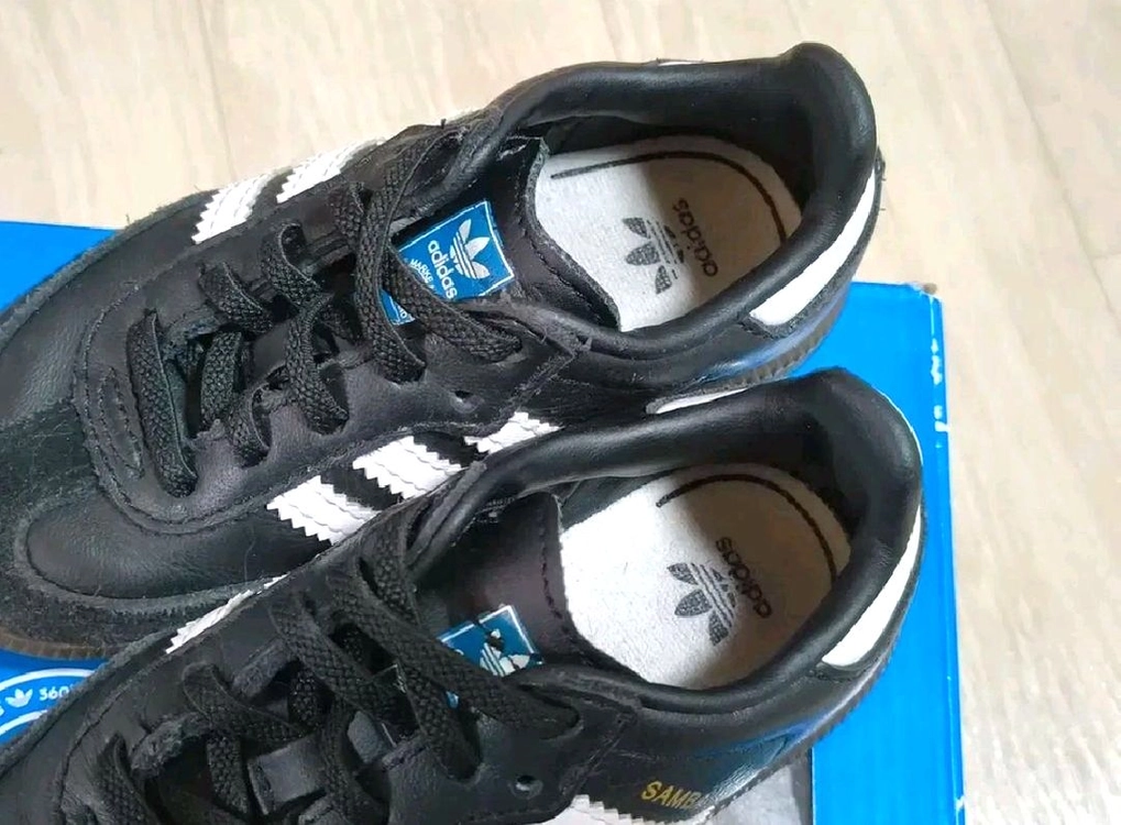 아디다스 삼바 토들러 블랙 이미지