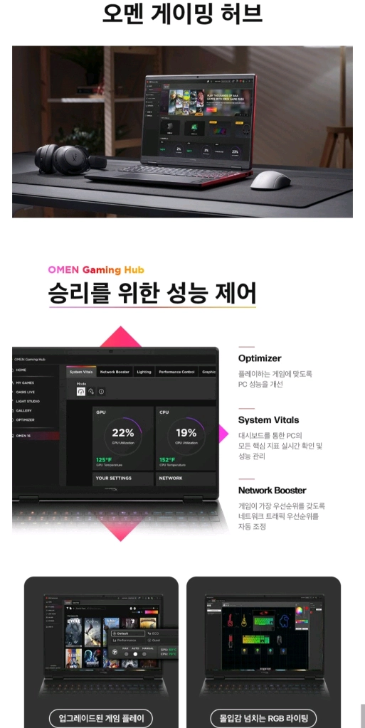 미개봉 HP 오멘 15 HyperX Omenㆍ라이젠7ㆍ1TBㆍ24GB ㆍRTX 5060 GPU 게이밍 노트북 이미지