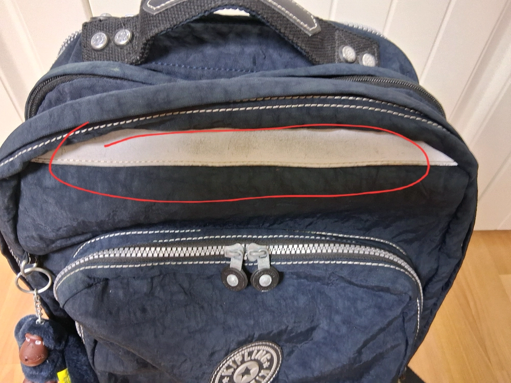 키플링 백팩 책가방 32리터 네이비색 남여공용 이미지
