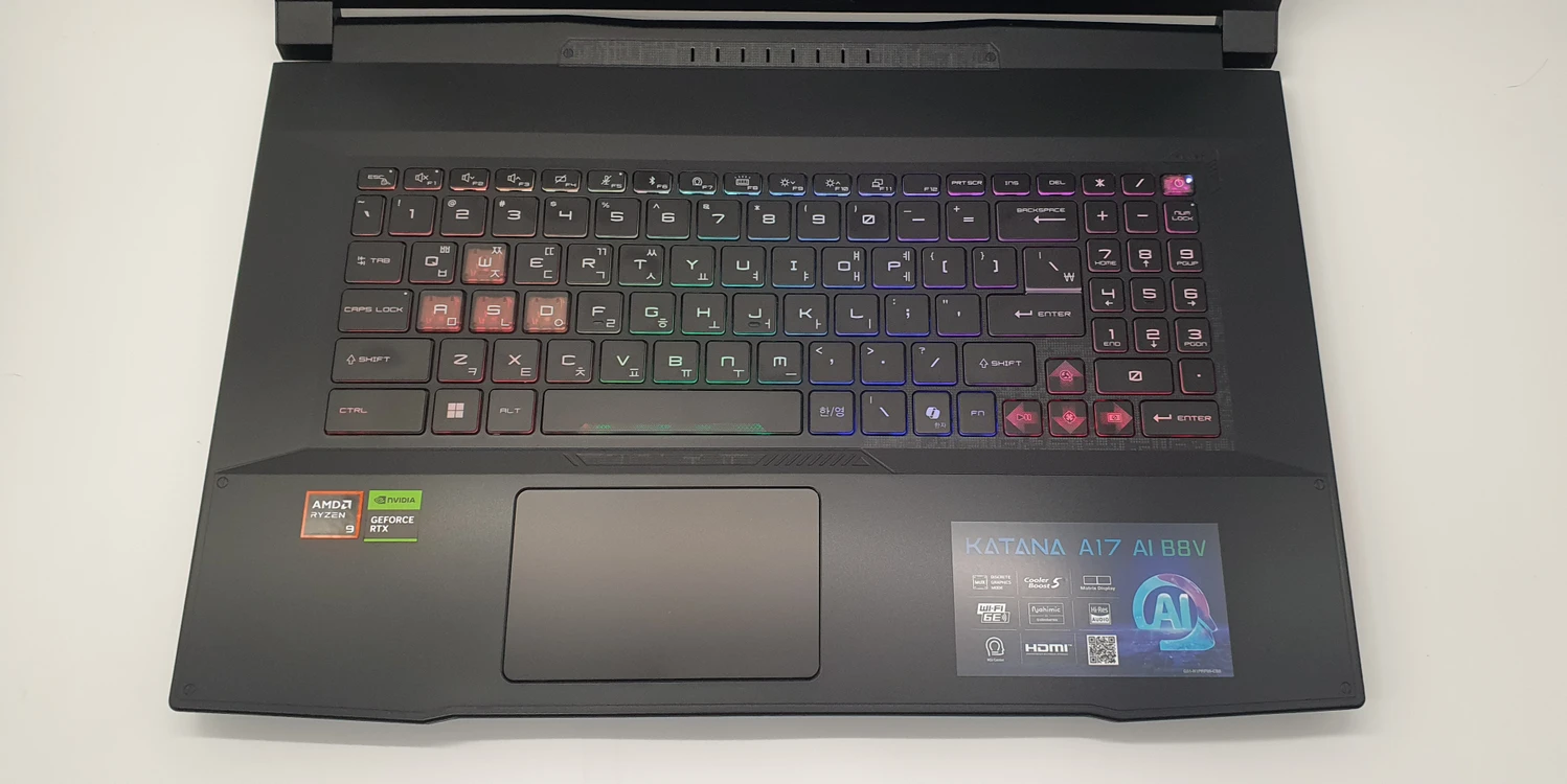 [최저가]MSI 17인치 게이밍노트북 GF76(8945HS/4070/1TB/QHD/240Hz) 이미지