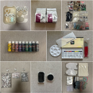 석고방향제 재료 DIY 포장용품 일괄 이미지