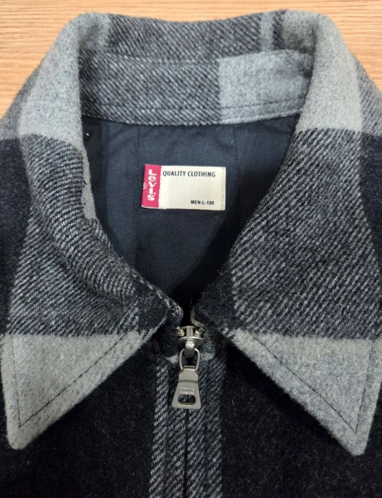 리바이스(LEVIS) 울 타탄체크 점퍼 자켓 이미지