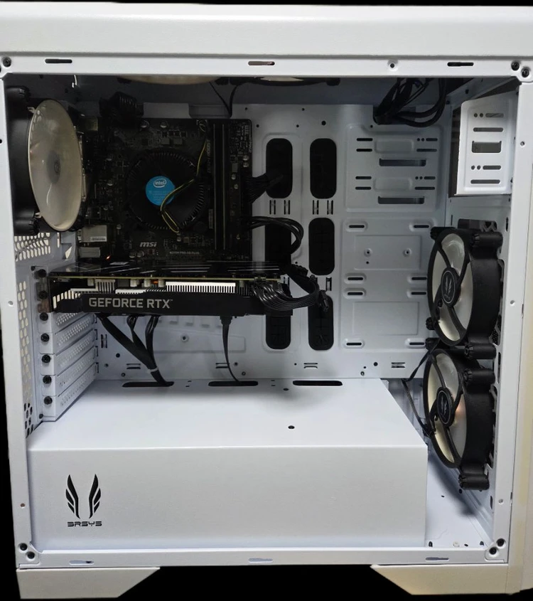 (써멀 재도포) i5-9400F + RTX 2060 화이트 가성비 게이밍 PC 팝니다 이미지