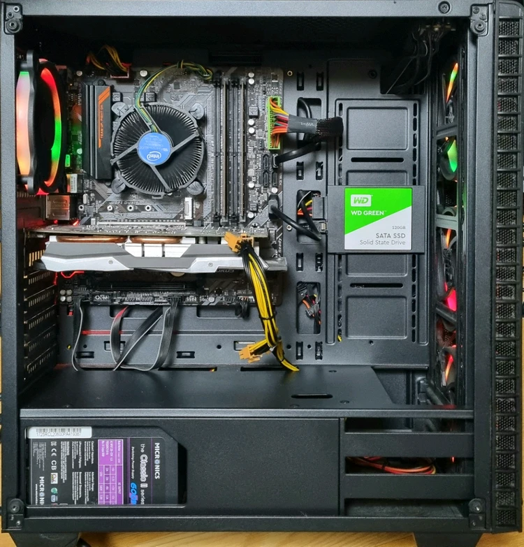 게이밍 컴퓨터 pc 본체 i7-8700 그래픽카드 gtx 1060 6g ddr4 16g 이미지