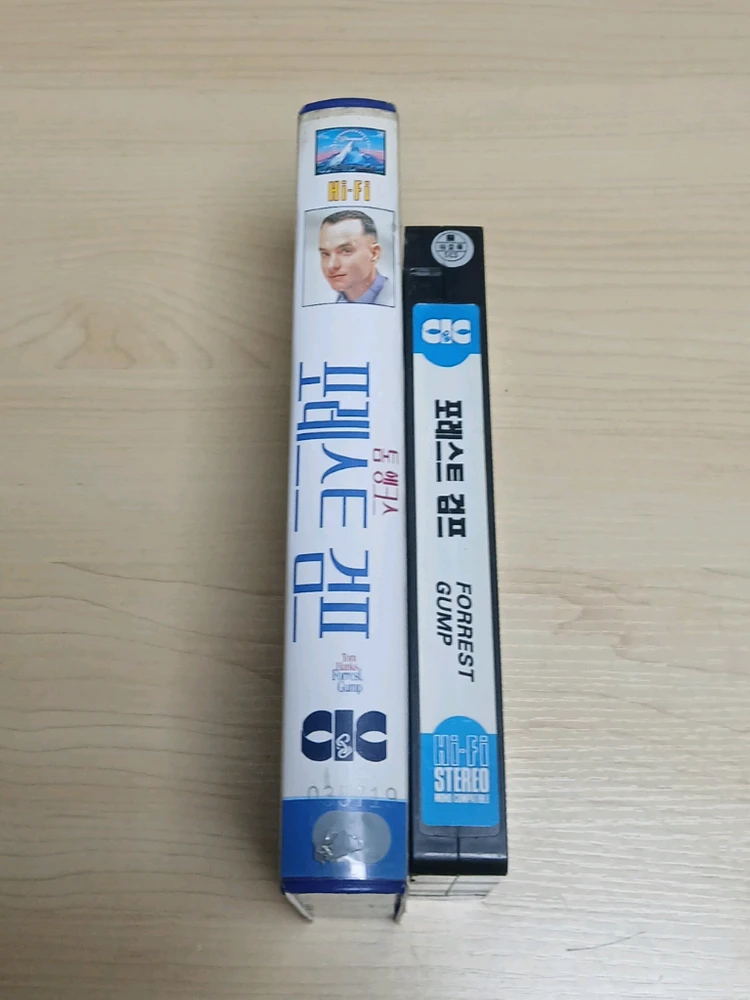 톰 행크스 주연 포레스트 검프 비디오 테이프 이미지