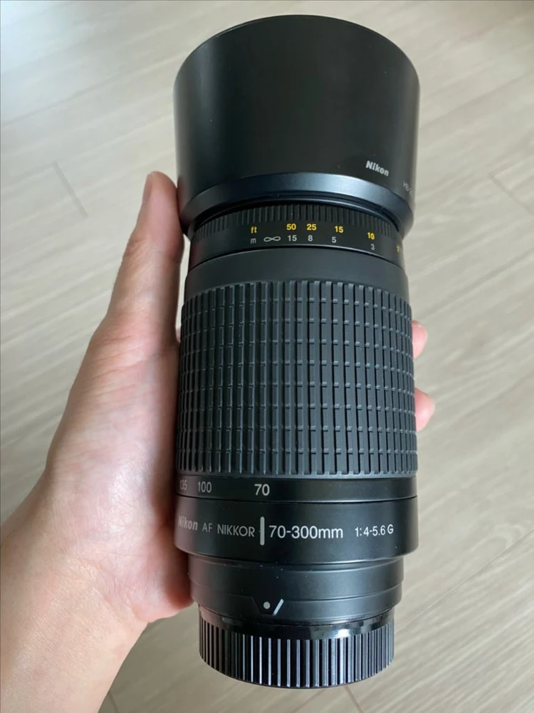 니콘 AF NIKKOR 70-300mm 1:4-5.6G 망원 렌즈 이미지