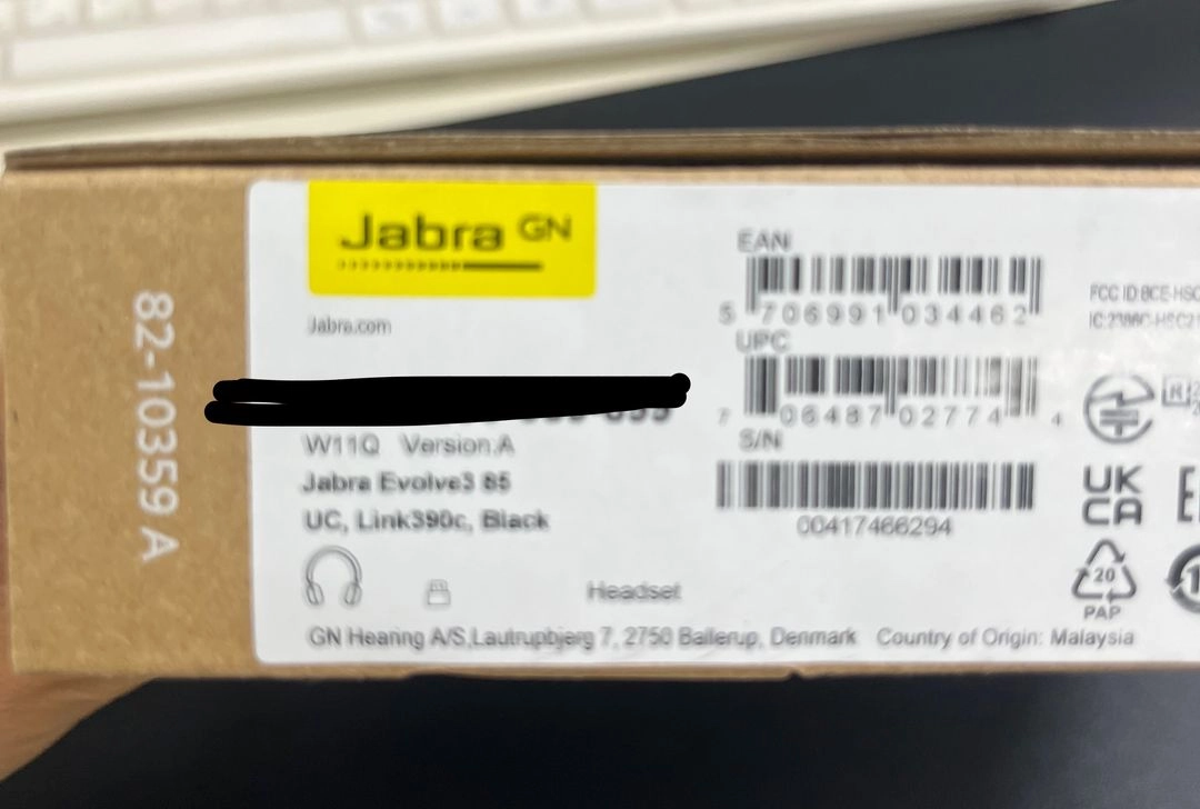 Jabra Evolve3 85 Stereo 이미지