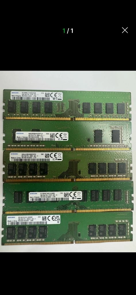 삼성 DDR4 PC4 램 4GB, 8GB 판매합니다. - 안심되는 중고거래