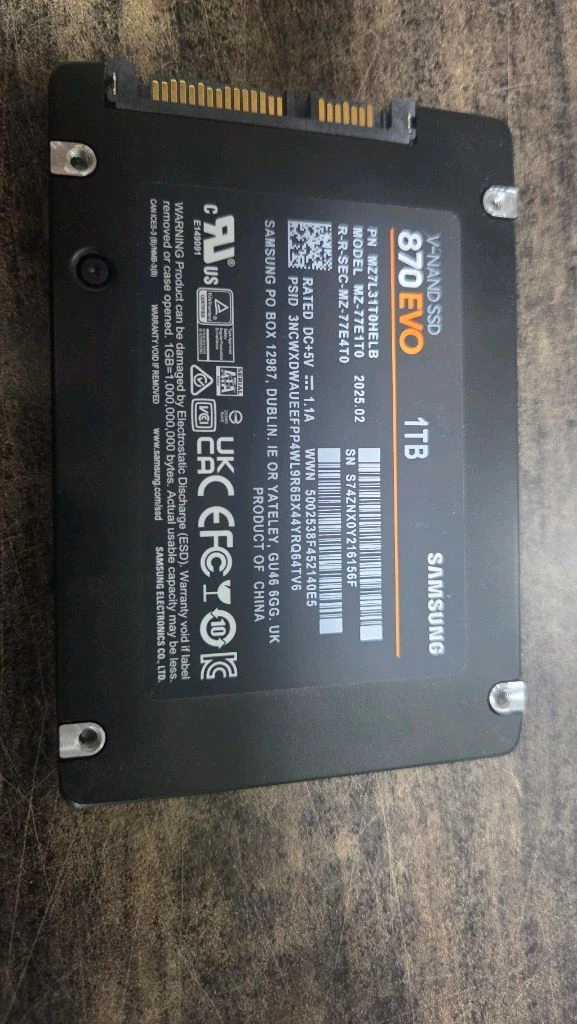 삼성 ssd 870 evo 1tb 민트급 이미지