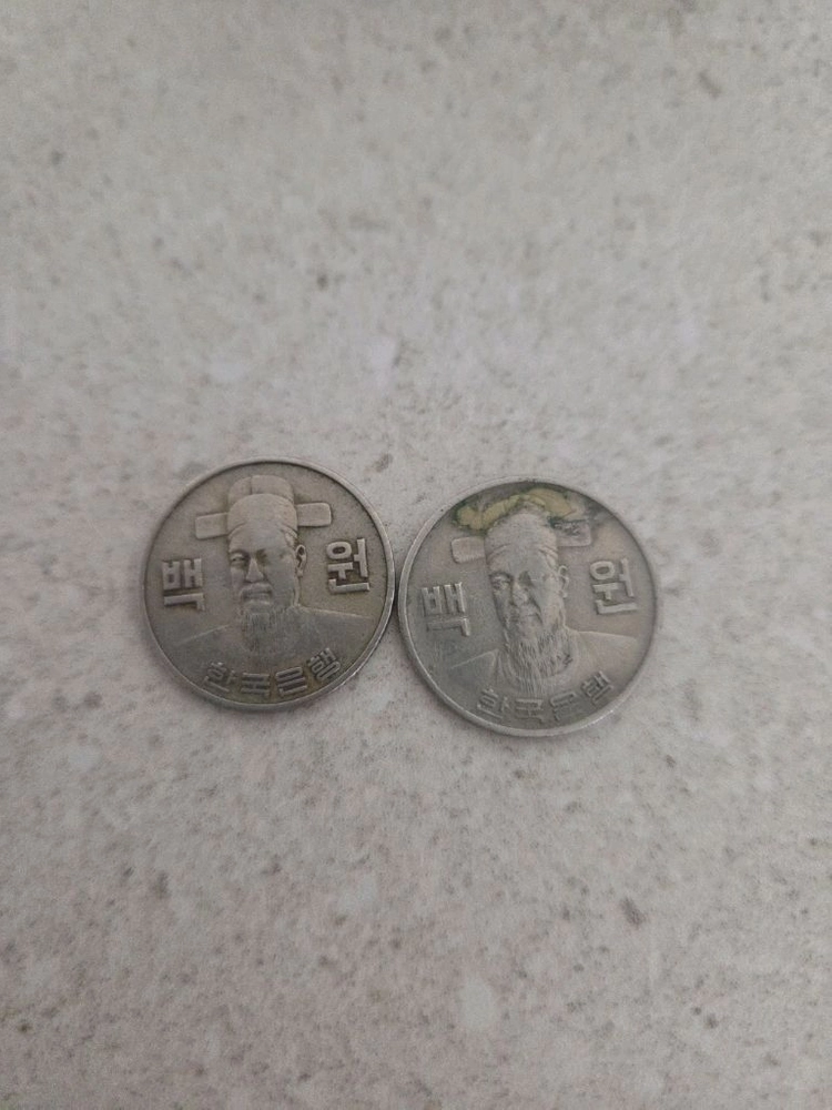 100원 희귀동전 1975~77년 이미지