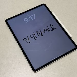 (배터리99 애플펜슬) 아이패드 프로 12.9 6세대 256 셀룰러 이미지