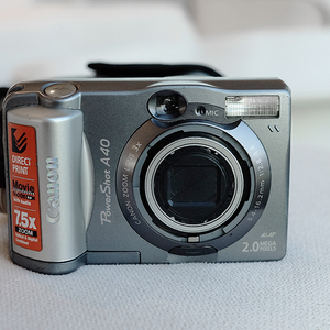 캐논 파워샷 PowerShot A40 빈티지디카 팝니다(예제사진 첨부) 이미지