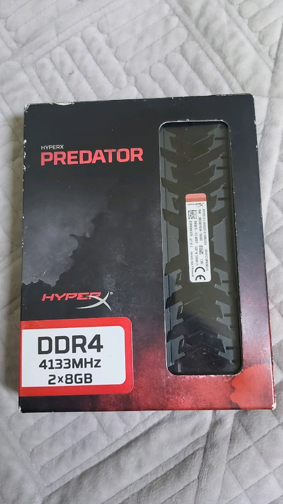 HyperX ddr4-4133 16gb (8g x 2) 판매합니다 이미지