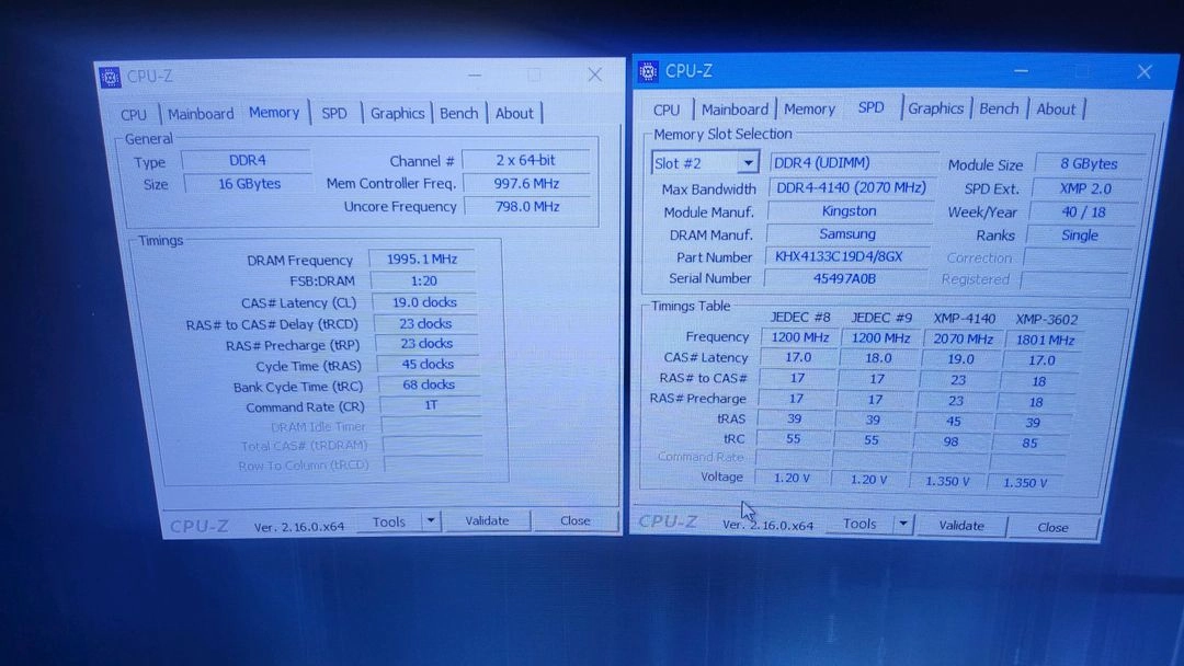 HyperX ddr4-4133 16gb (8g x 2) 판매합니다 이미지