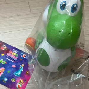 미개봉,스티커 덤)CGV슈퍼마리오 요시팝콘통 판매 이미지