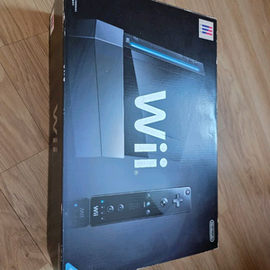 닌텐도위 wii 블랙 박스 풀세트 이미지