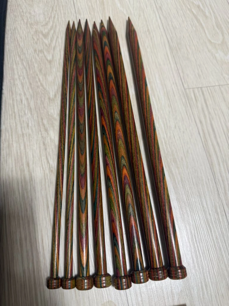 니트프로 심포니 뜨개 우드 막대 막힘 대바늘 세트 이미지