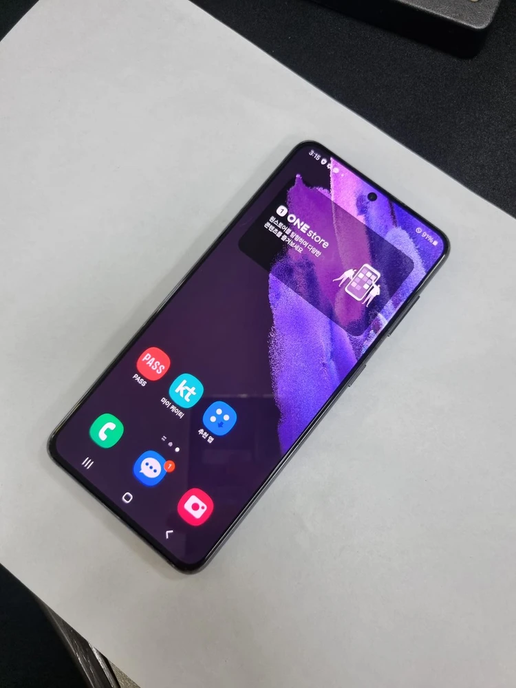 갤럭시S21 256GB 블랙 KT 중고폰 215730 이미지