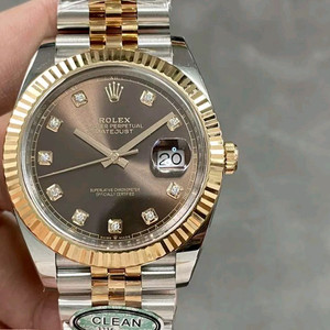 롤렉스 데이저스트 브라운다이얼 10P 다이아 로즈골드 콤비 41MM, 36MM 이미지