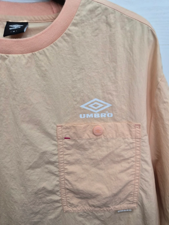 90,S,넉넉사이즈 )) UMBRO 엄브로 바람막이 반팔티셔츠!~ 이미지