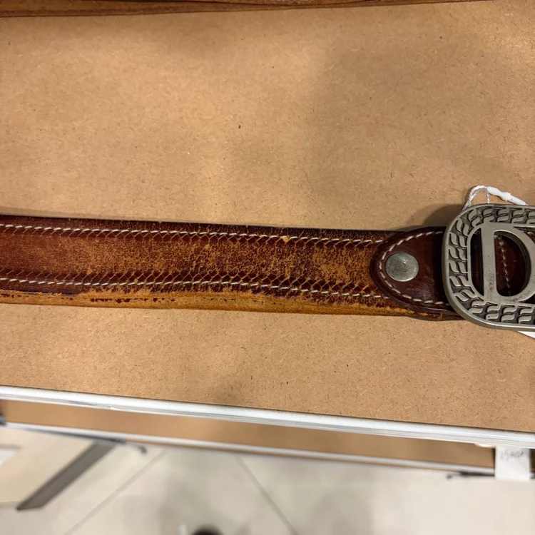 돌체앤가바나 D&G 버클 로고 가죽 벨트 이미지