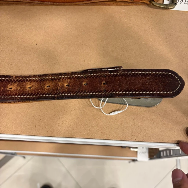 돌체앤가바나 D&G 버클 로고 가죽 벨트 이미지