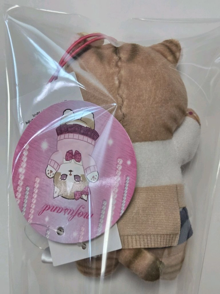 [새상품]모프샌드 모후샌드 갸루 교복 스쿨 고양이 태닝 키링 인형 마스코트 이미지