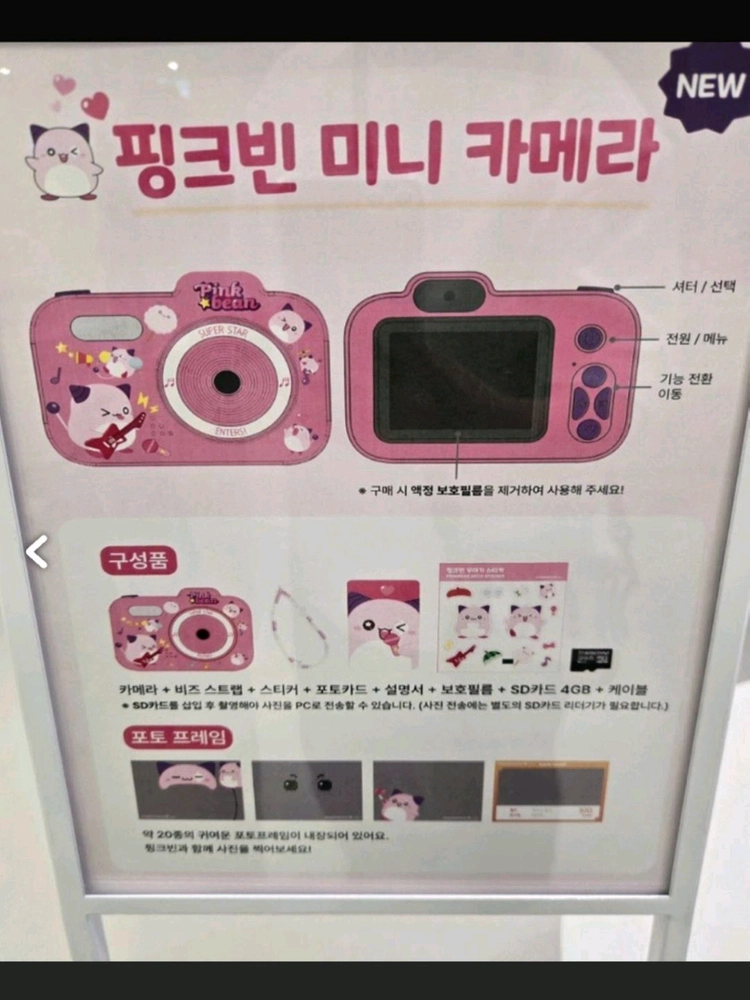 메이플스토리 핑크빈 미니카메라 이미지