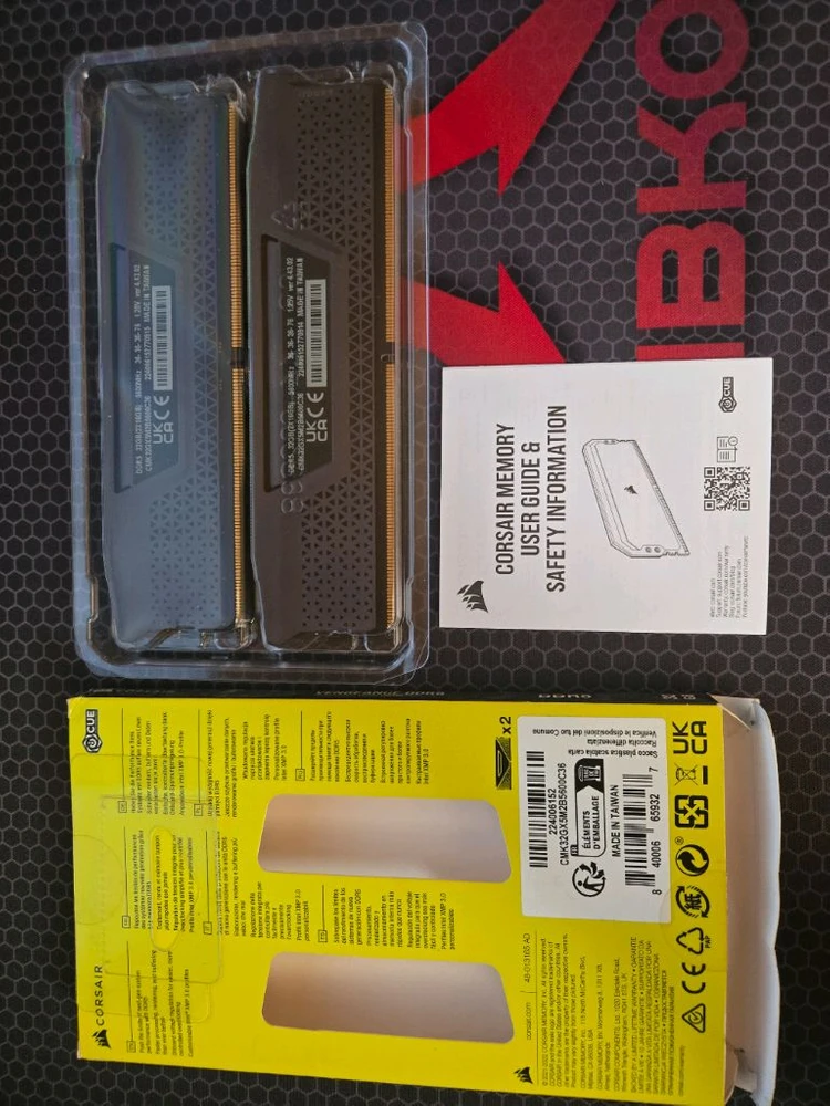 커세어 벤젠스 DDR5 5600 32GB(16X2) 팝니다. 이미지