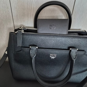 MCM 정품 사피아노 토트백 블랙 판매 이미지