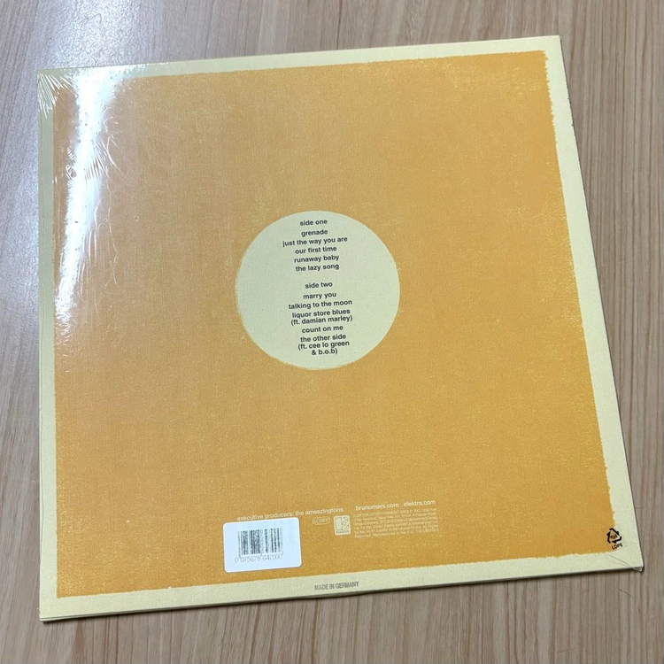 [LP] Bruno Mars - Doo-Wops & Hooligans [Yellow Color LP] 이미지