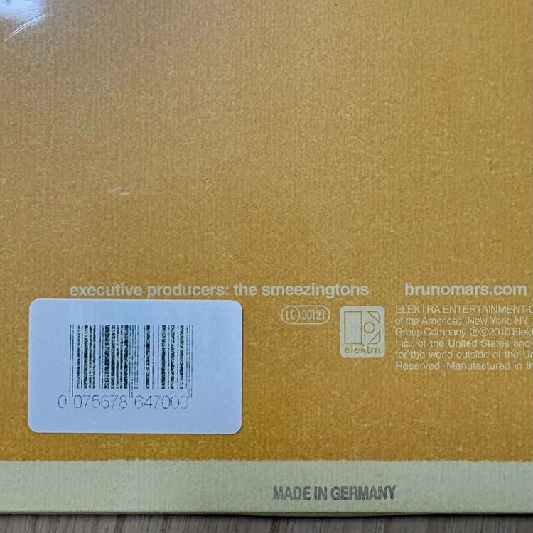 [LP] Bruno Mars - Doo-Wops & Hooligans [Yellow Color LP] 이미지