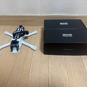 5인치 FPV드론 프레임 GEPRC VAPOR X5 화이트 이미지