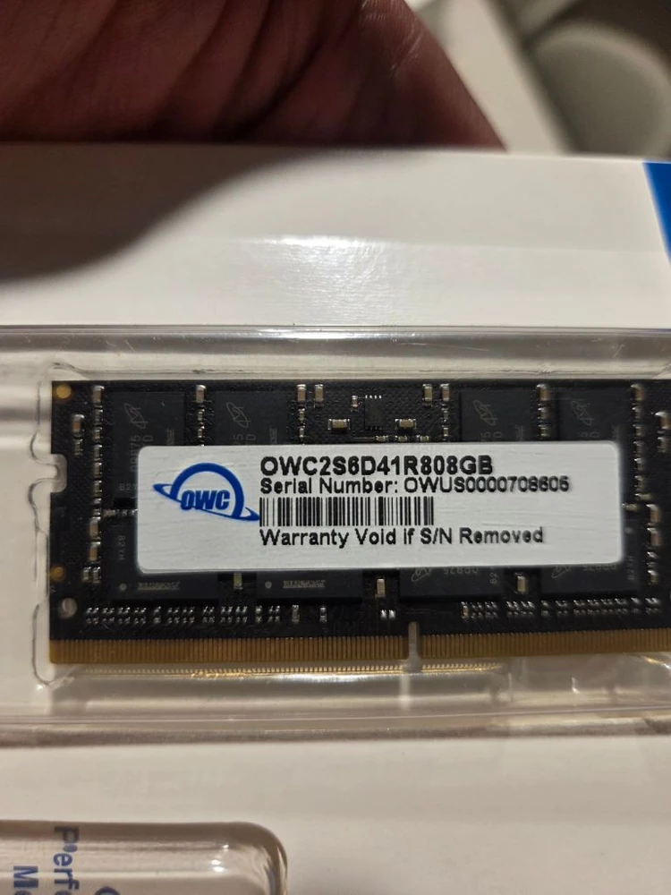 OWC DDR4 8GB PC4-2133P 노트북램(2개) 이미지