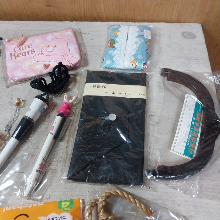 일제 빈티지 패션 목걸이, 케어베어 파우치 및 잡화 소품 일괄 이미지