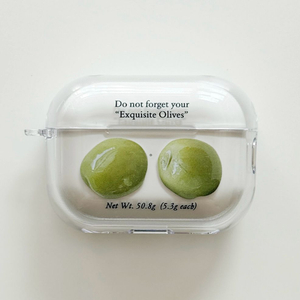 [새상품] TEA 에어팟 케이스 프로 2세대 Olive Pods 이미지