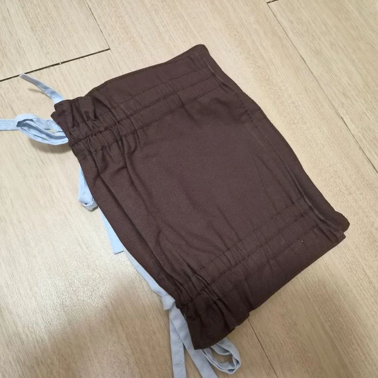기븐바이 드로우스트링 북커버 - 브라운 L 이미지