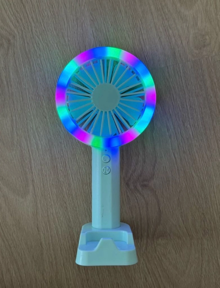 LED 조명 핸디 선풍기 이미지