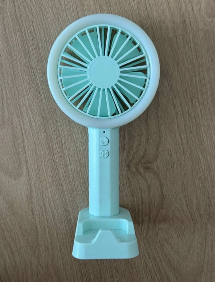 LED 조명 핸디 선풍기 이미지