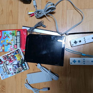 닌텐도위 wii 2인세트 (슈퍼마리오, 대난투 포함) 이미지