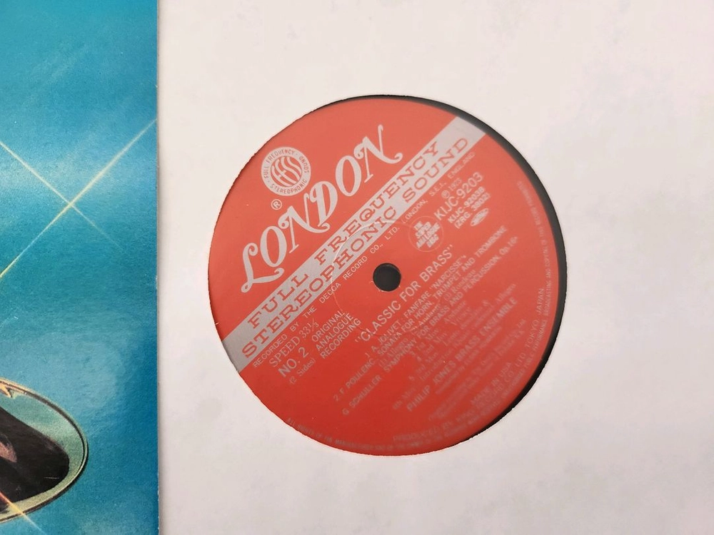 수입LP/필립 존스 브라스 앙상블의 Classics for Brass LP 이미지