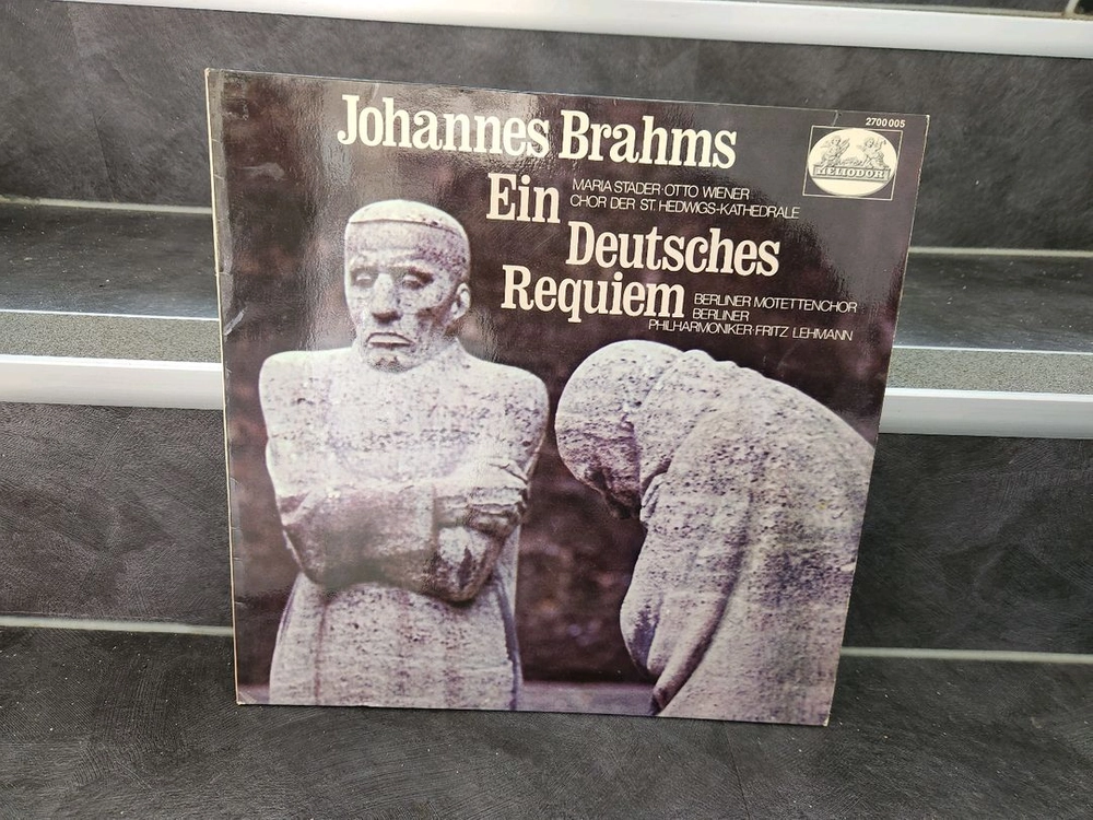 수입LP/ 요하네스 브람스의 독일 레퀴엠(Ein Deutsches Requiem)2LP 이미지