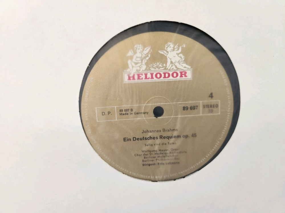 수입LP/ 요하네스 브람스의 독일 레퀴엠(Ein Deutsches Requiem)2LP 이미지