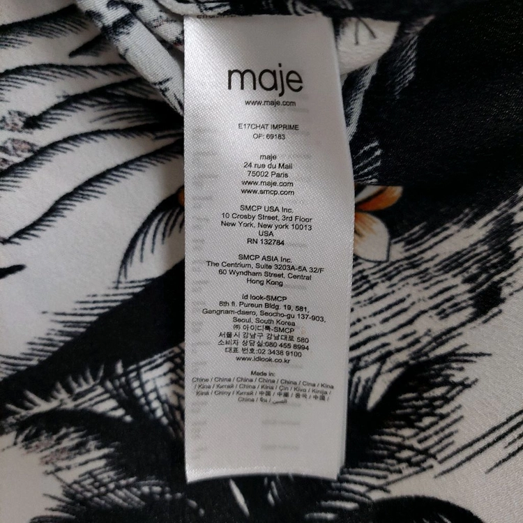 maje 마쥬 하와이안 블라우스 이미지