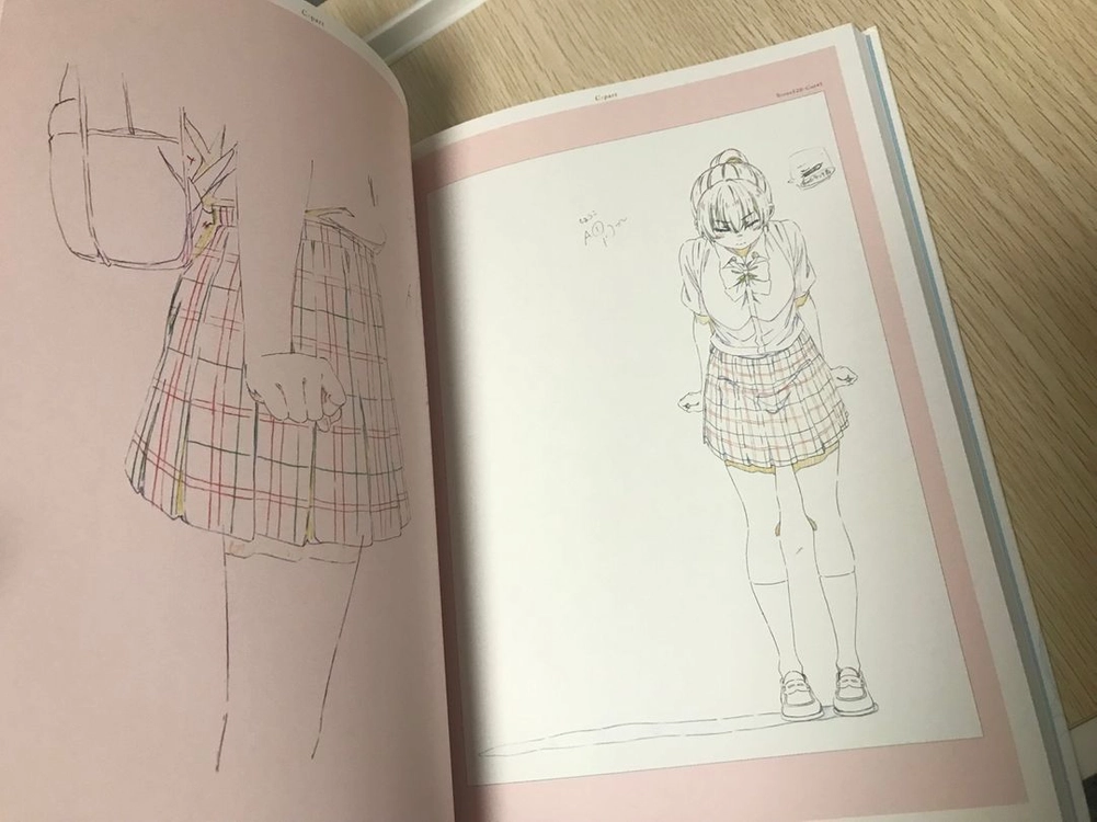 쿄애니 극장판 애니 목소리의 형태 원화집 아트북 화집 화보집 일러스트집 이미지